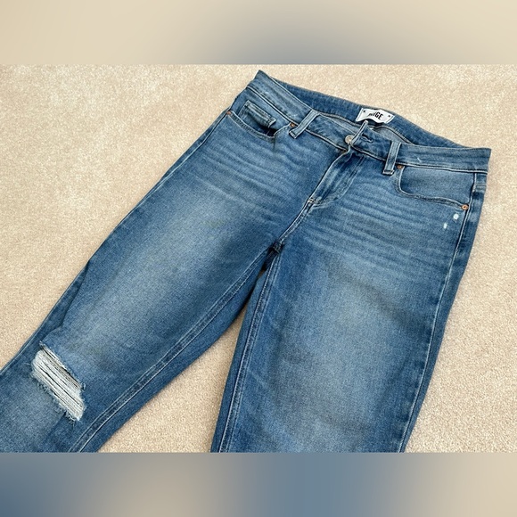 PAIGE - Verdugo Ripped Raw Hem Skinny Ankle Jeans (Jules) - Picture 2 of 7
